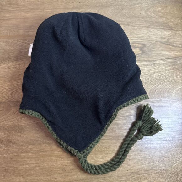 Lot Of 2 Unisex Toboggan Style Ski Beanie Ear Flaps Wool Blend Winter Knit Hat - Picture 8 of 10